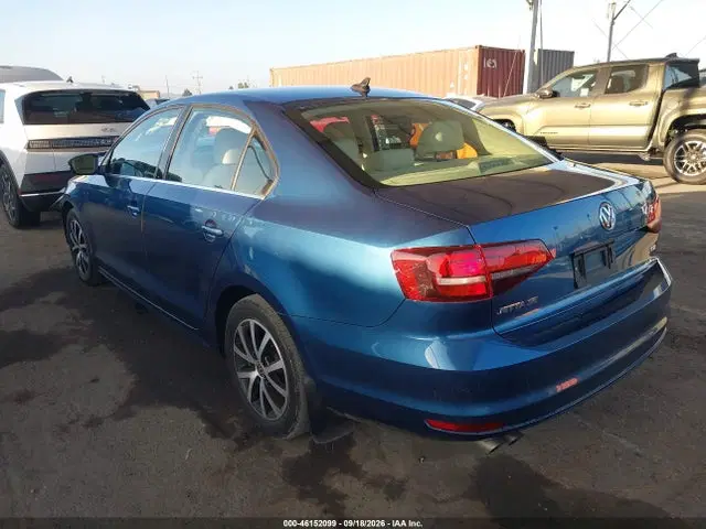 2017 Volkswagen Jetta 1.4t Se VIN 3VWDB7AJ1HM354143 фото 3