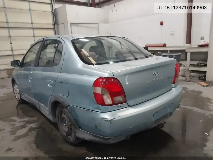 2001 Toyota Echo VIN JTDBT123710140903 фото 4
