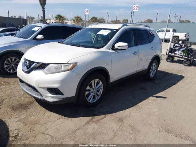 2016 Nissan ROGUE SV VIN KNMAT2MT2GP602251 фото 2
