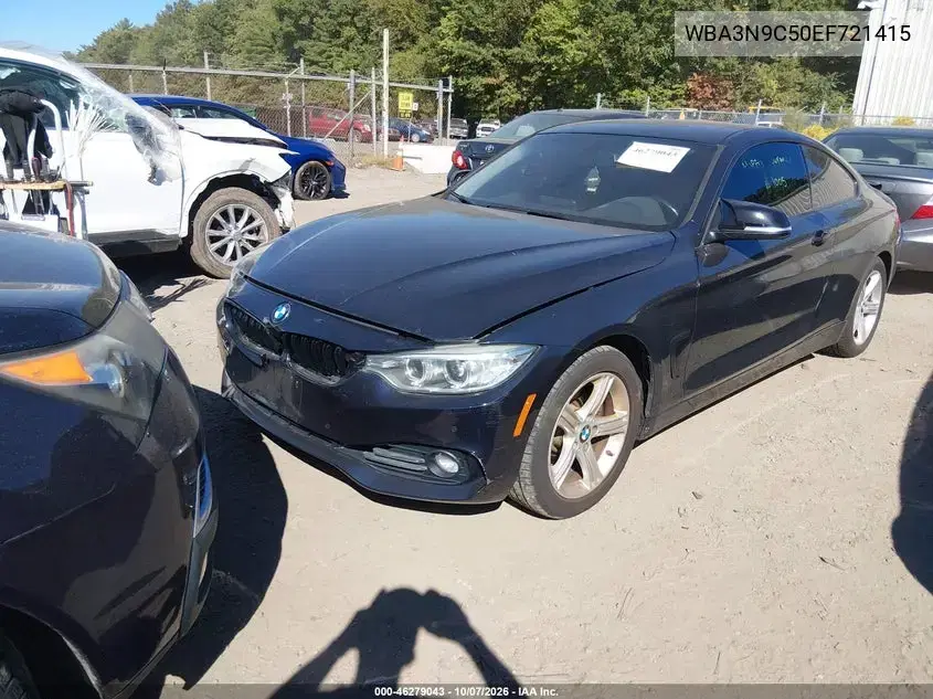2014 BMW 428I xDrive VIN WBA3N9C50EF721415 фото 3