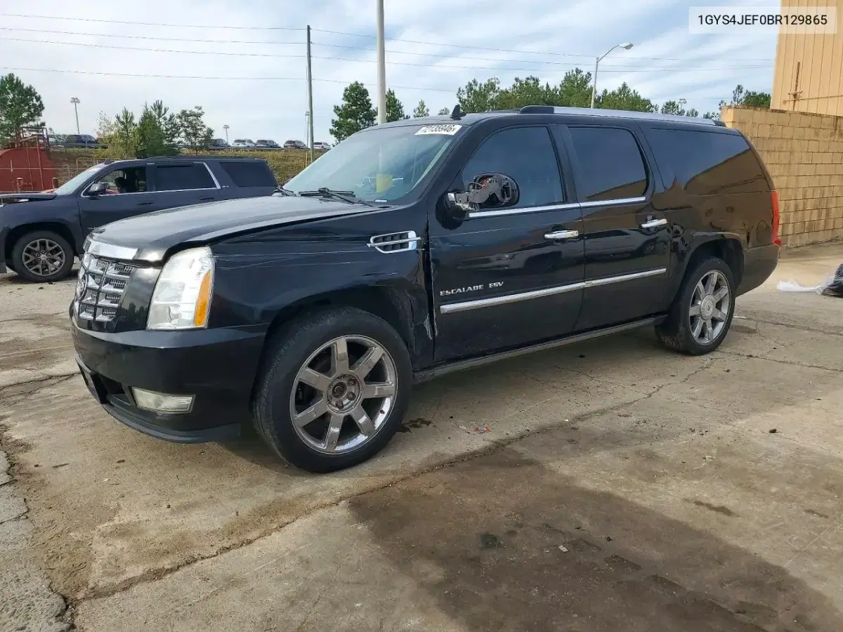 1GYS4JEF0BR129865 — 2011 Cadillac Escalade, Сторона, фото до ремонта