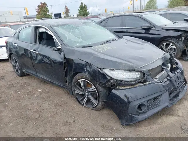 2HGFC1F90JH107304 — 2018 Honda Civic Touring, Roll Over, фото до ремонта