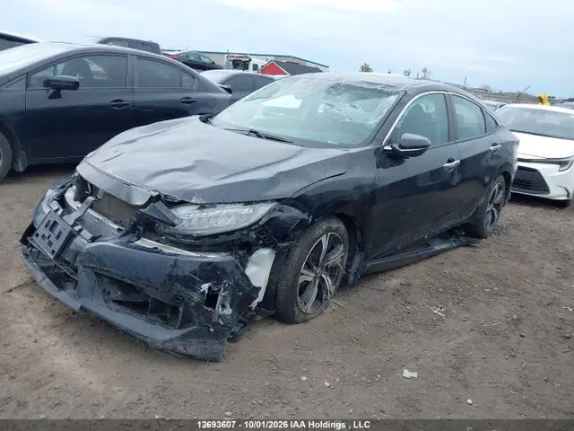 2018 Honda Civic Touring VIN 2HGFC1F90JH107304 фото 2