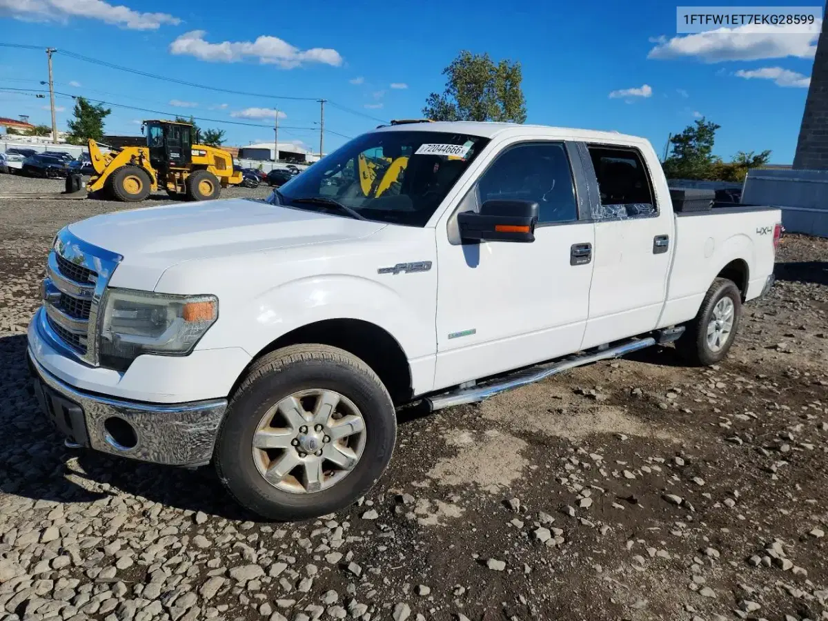 1FTFW1ET7EKG28599 — 2014 Ford F-150, Сторона, фото до ремонта
