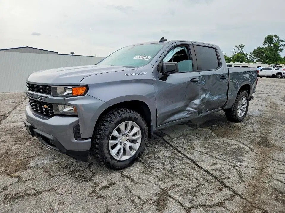 3GCPYBEK3MG242795 — 2021 Chevrolet Silverado, боковая часть, фото до ремонта