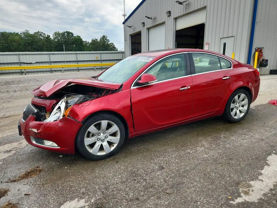 2G4GS5EK0C9189285 — 2012 Buick Regal, передняя часть, фото до ремонта