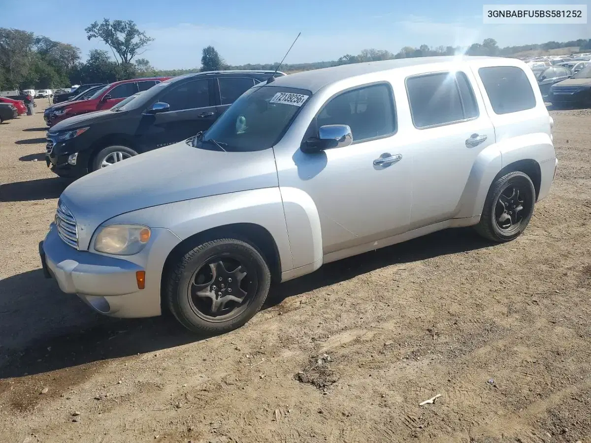 3GNBABFU5BS581252 — 2011 Chevrolet HHR, механические повреждения, фото до ремонта