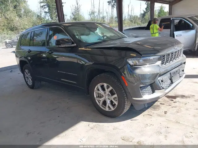 1C4RJKBG9M8202904 — 2021 Jeep Grand Cherokee L Limited 4X4, Биологическая или химическая опасность (Biohazard), фото до ремонта
