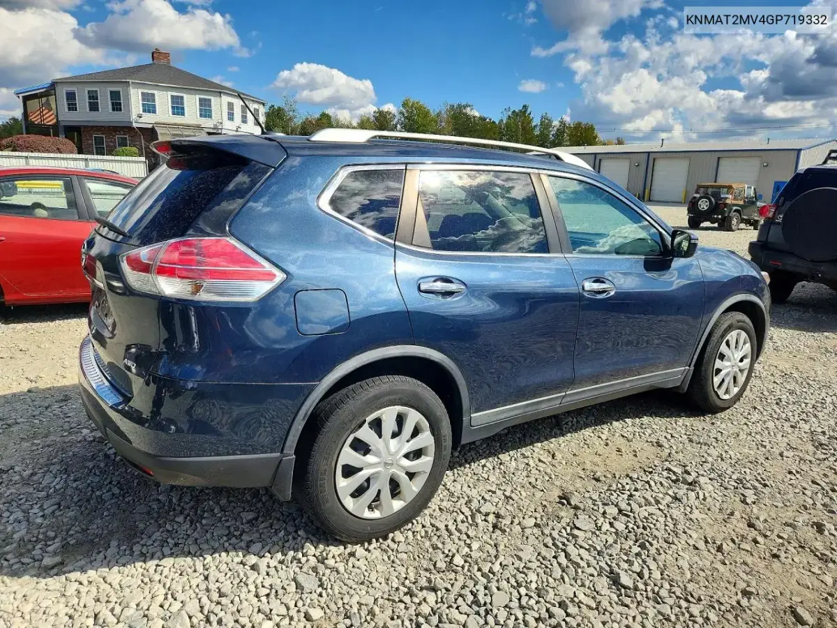 2016 Nissan Rogue S VIN KNMAT2MV4GP719332 фото 3