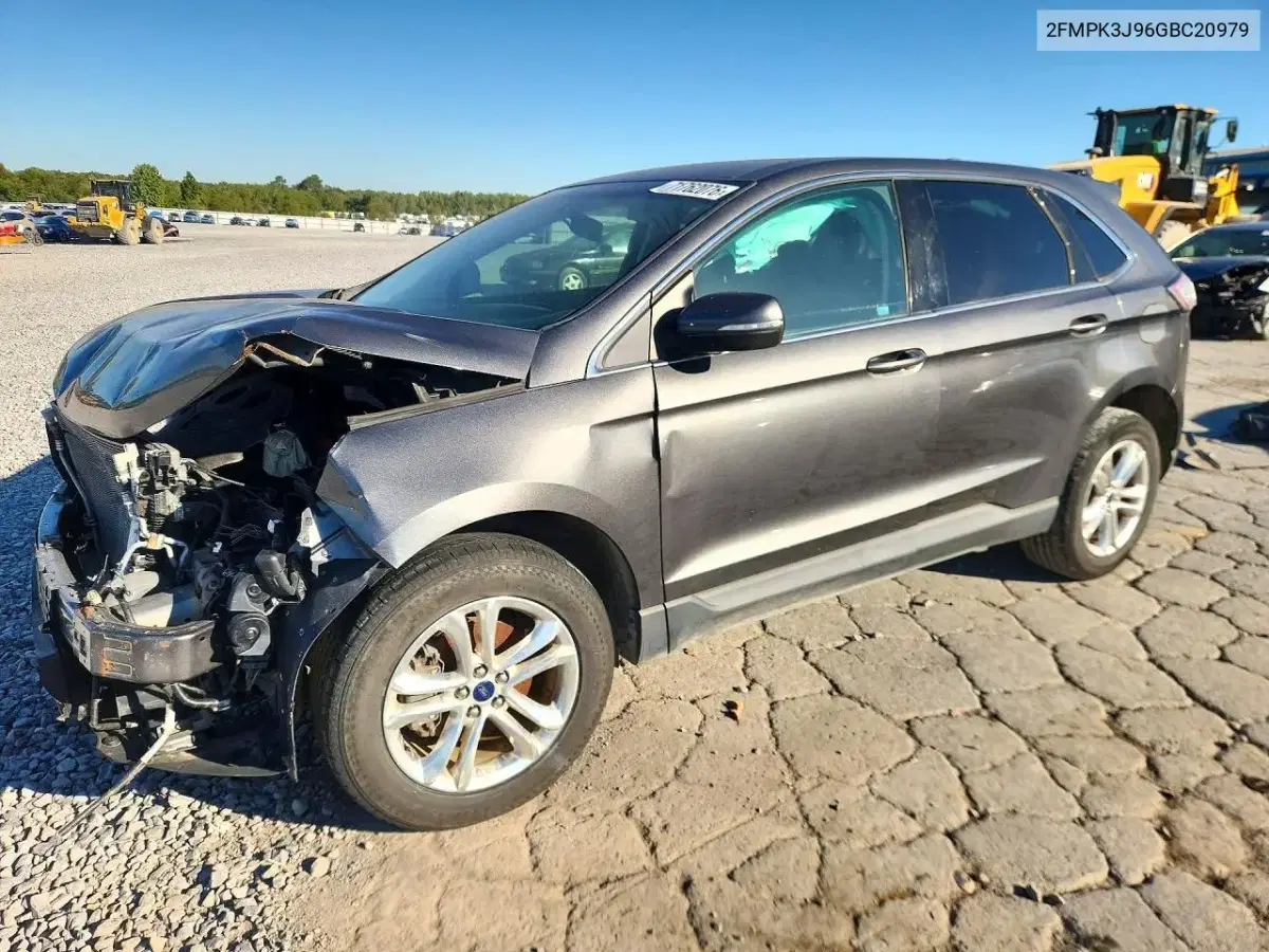 2FMPK3J96GBC20979 — 2016 Ford Edge, передняя часть, фото до ремонта