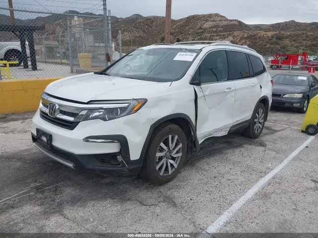 2022 Honda Pilot 2wd Ex-l VIN 5FNYF5H58NB038017 фото 2