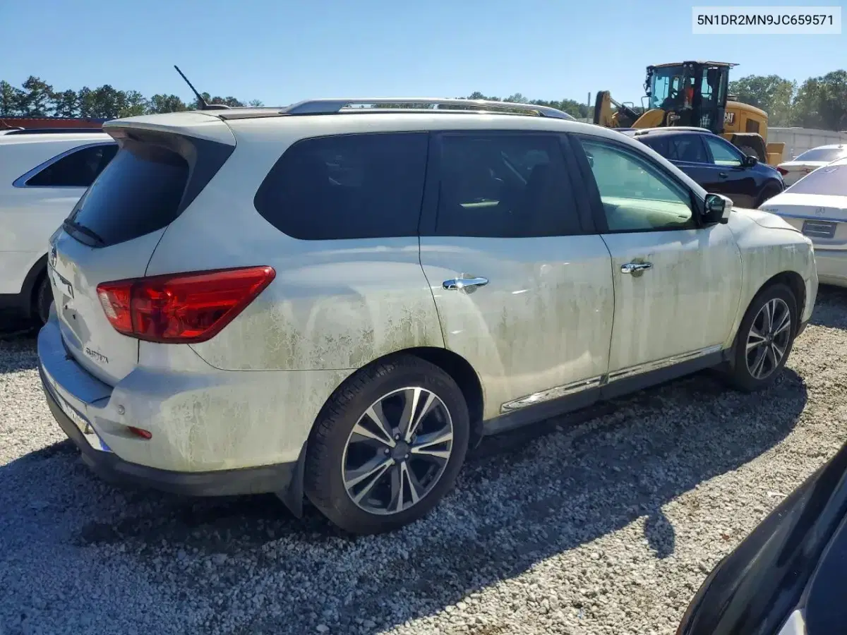 2018 Nissan Pathfinder Platinum VIN 5N1DR2MN9JC659571 фото 3