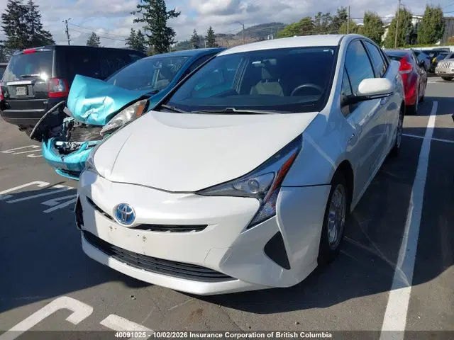 2016 Toyota Prius VIN JTDKBRFU3G3006272 фото 2