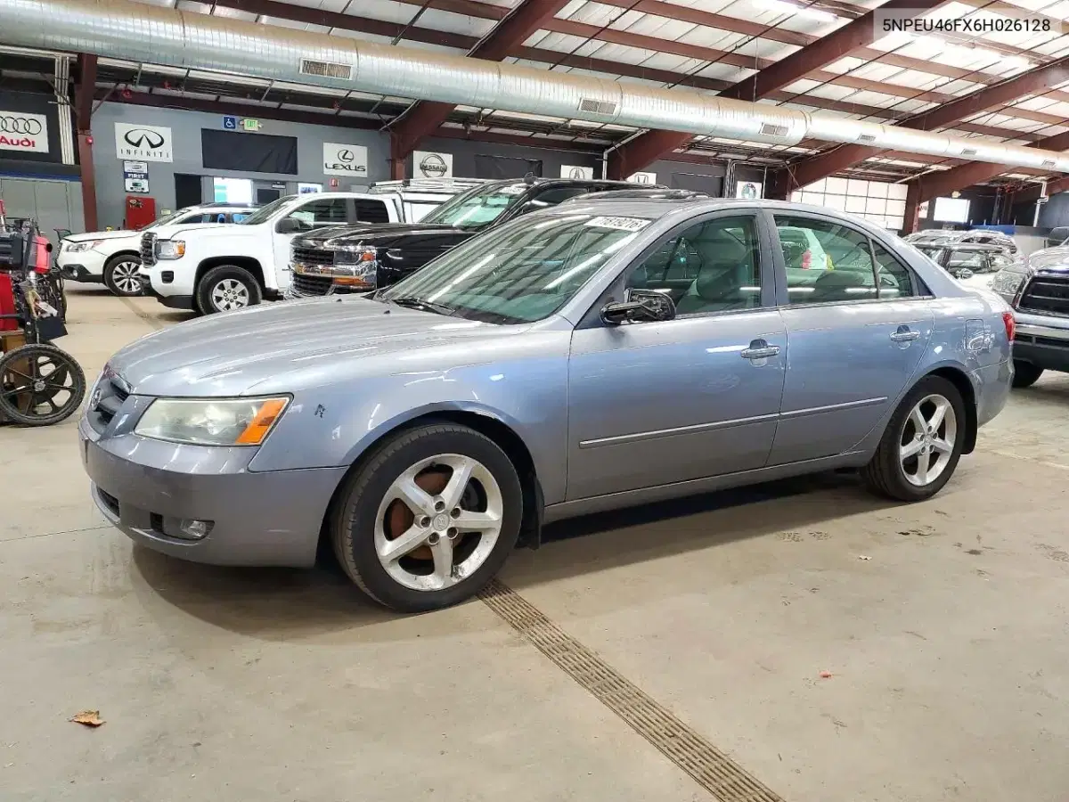 5NPEU46FX6H026128 — 2006 Hyundai Sonata, Сторона, фото до ремонта