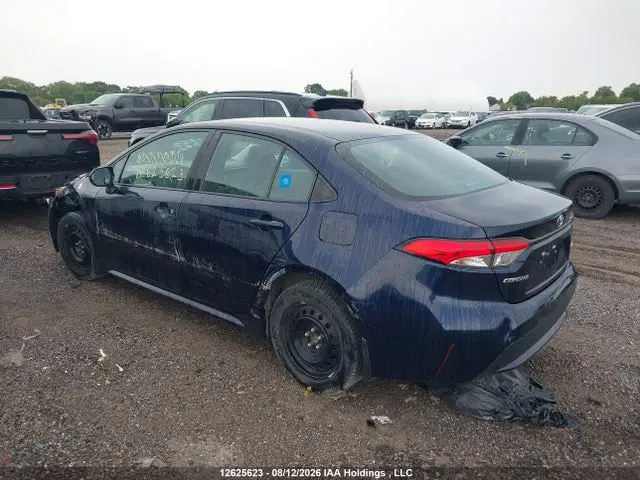 2022 Toyota COROLLA LE VIN 5YFBPMBE6NP351870 фото 3