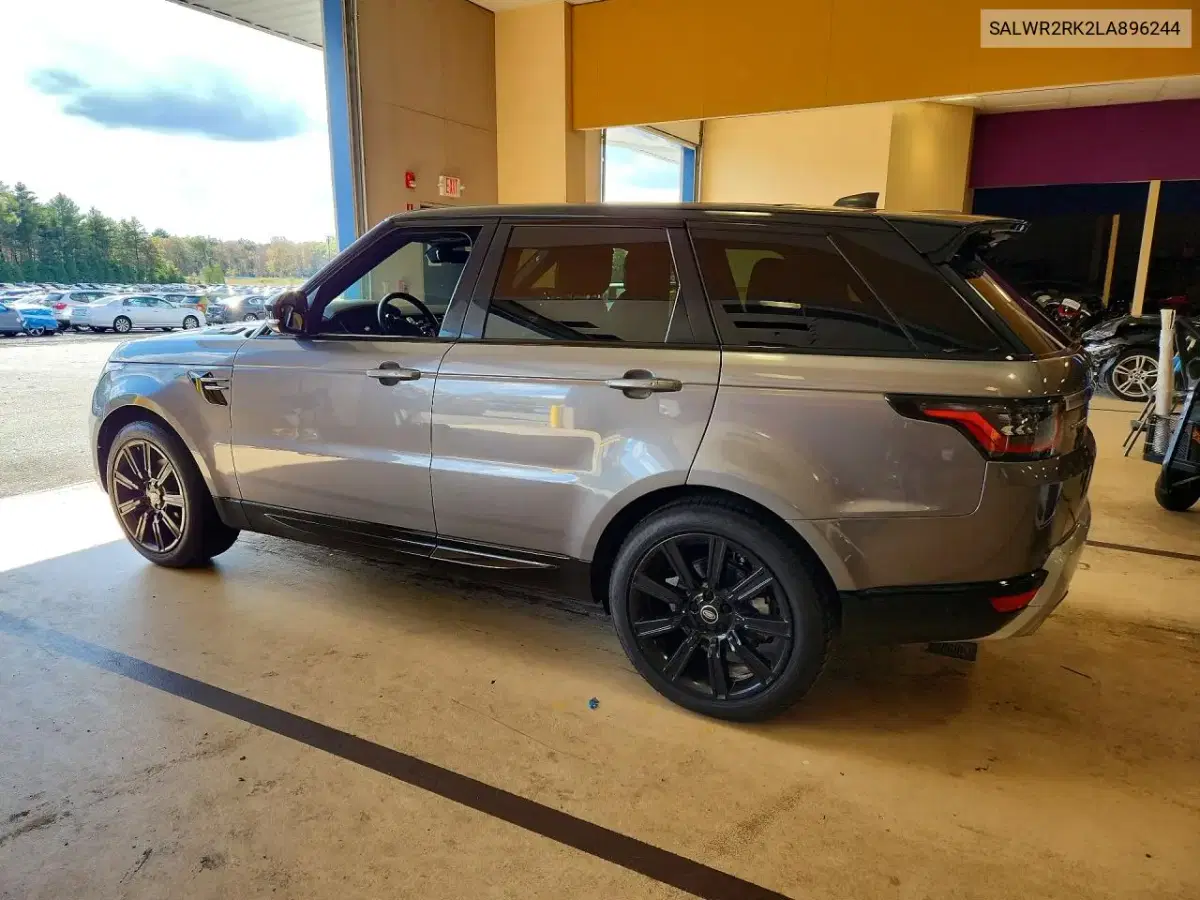 2020 Land Rover Range Rover Sport Hse VIN SALWR2RK2LA896244 фото 2