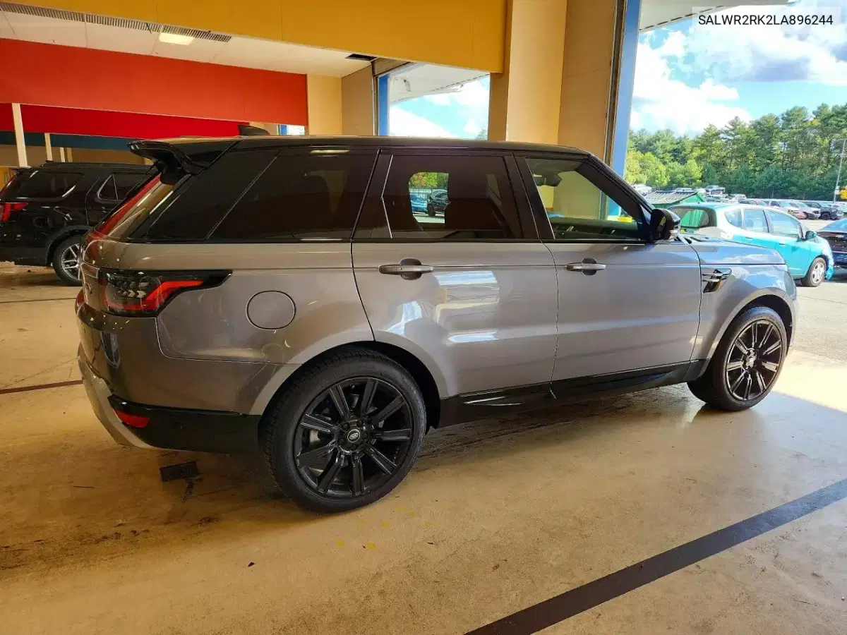 2020 Land Rover Range Rover Sport Hse VIN SALWR2RK2LA896244 фото 3