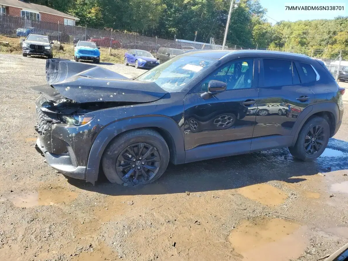 7MMVABDM6SN338701 — 2025 Mazda CX-50, передняя часть, фото до ремонта