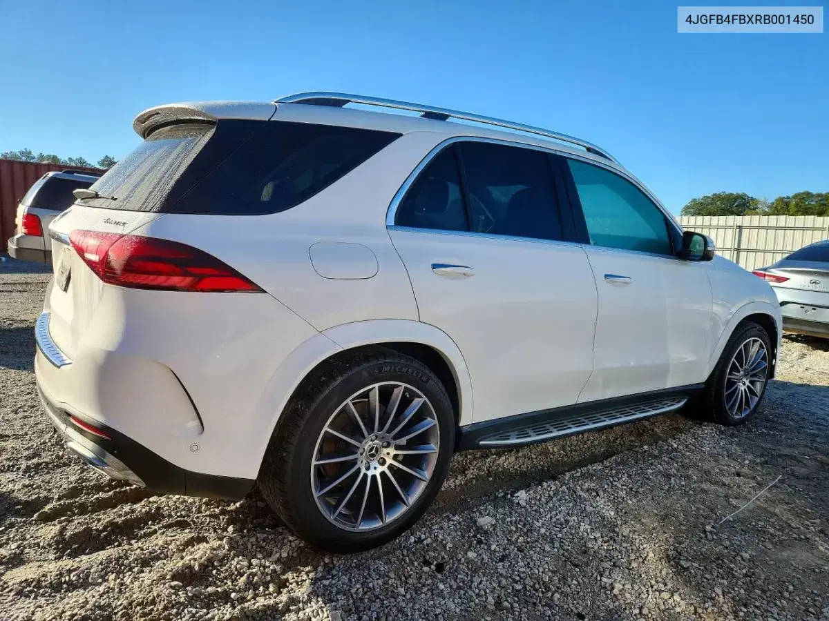 2024 Mercedes-Benz Gle 350 4Matic VIN 4JGFB4FBXRB001450 фото 3