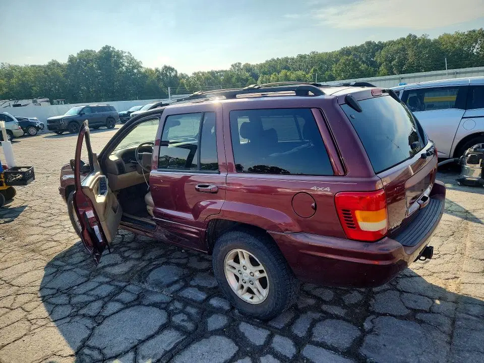 1999 JEEP GRAND CHEROKEE VIN 1J4GW68N5XC689746 фото 2