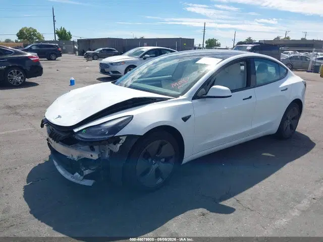 2022 Tesla Model 3 Long Range Dual Motor All-wheel Drive VIN 5YJ3E1EB9NF124470 фото 2