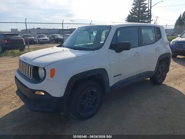 2016 Jeep Renegade Sport VIN ZACCJBAT1GPE24760 фото 2